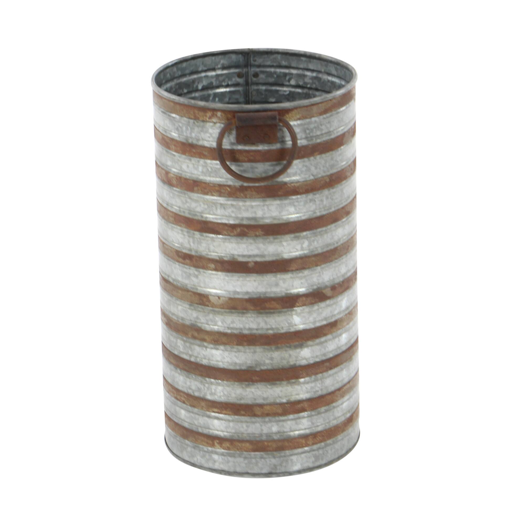 Metallic Farmhouse Planter Set 20" & 16"